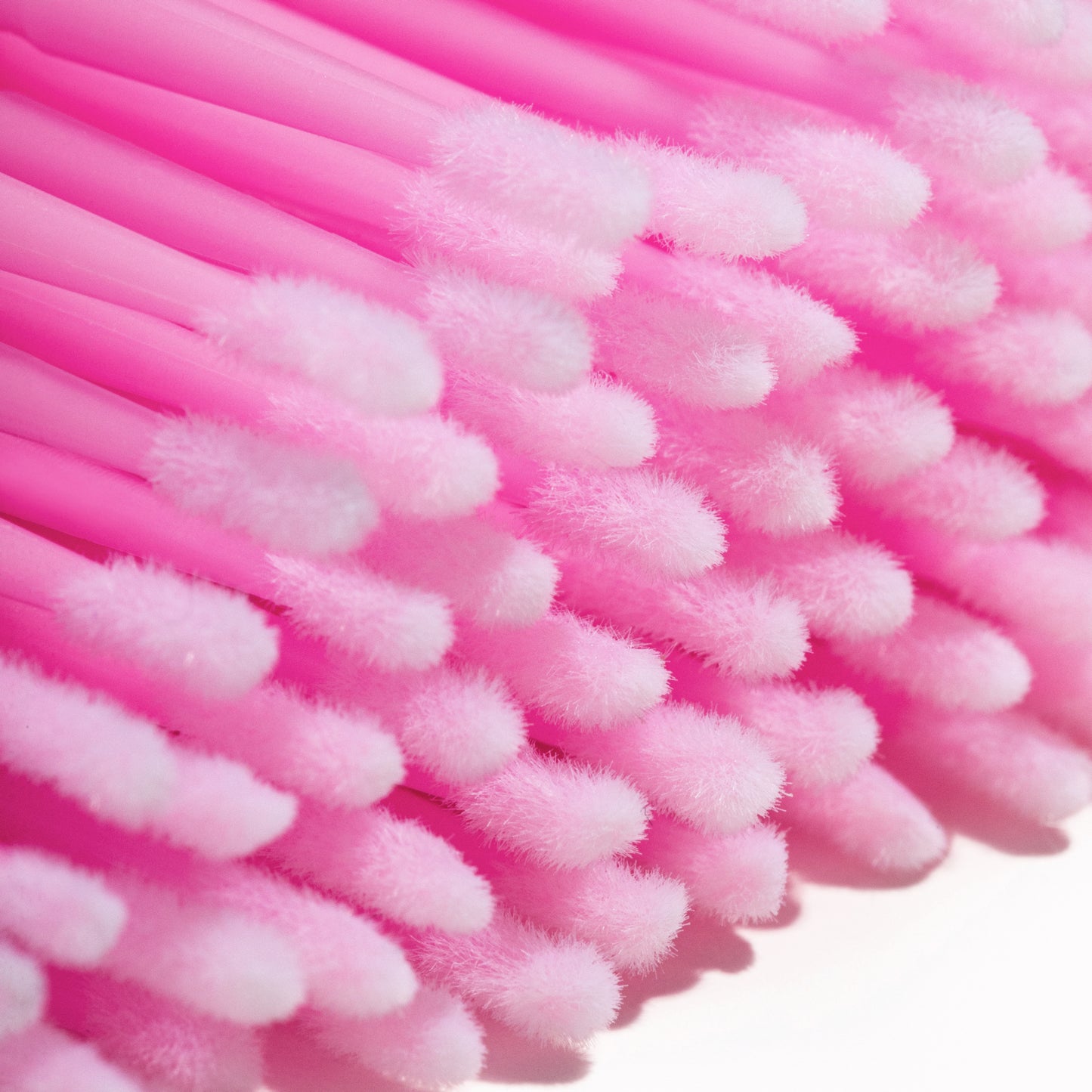 100 Stk. Mikro-Applikatoren-Bürsten Einweg-Wimpernverlängerung Mikro-Bürsten für Wimpernverlängerung (Rosa)