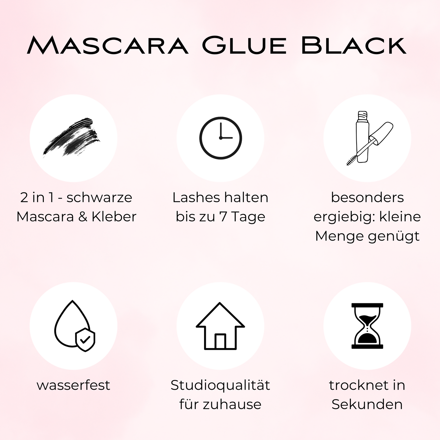 Wimpernkleber Mascara Black