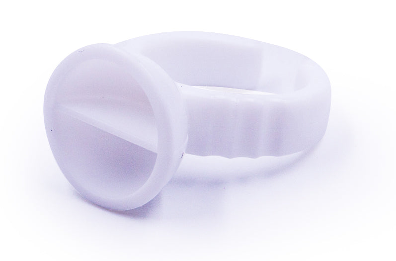 100 Stk. Einweg Ring Wimpernkleber Wimpernverlängerung Tattoopigment