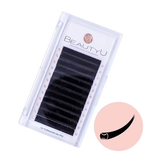 Silk Cashmere Flat Lashes 1 zu 1 Wimpern